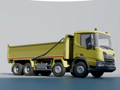Daf XDc low poly 3D Model