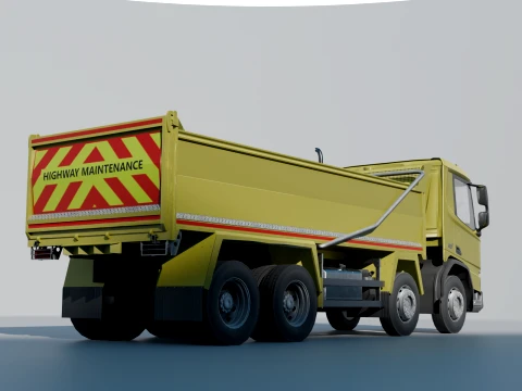 Daf XDc low poly 3D Model