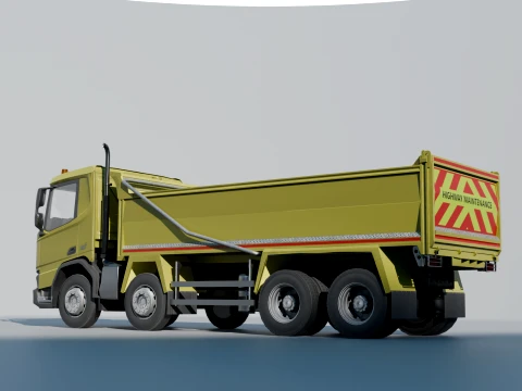 Daf XDc low poly 3D Model