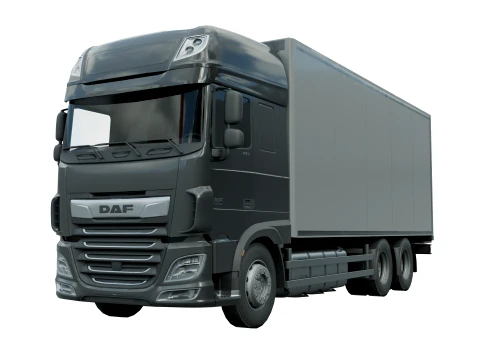 Daf XF low poly Low-poly Model 3D