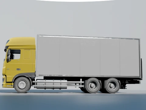 Daf XF low poly Low-poly 3D Model