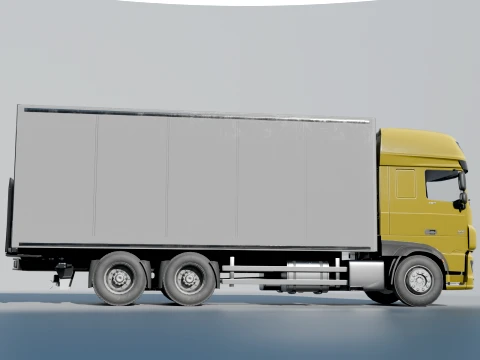 Daf XF low poly Low-poly 3D Model
