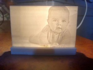 base for lithophane 3D Print Model