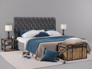 bed 3680 3D Model