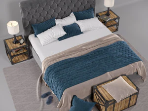 bed 3680 3D Model