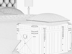 bed 3680 3D Model