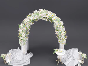 wedding arch 3D Model
