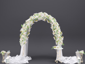 wedding arch 3D Model