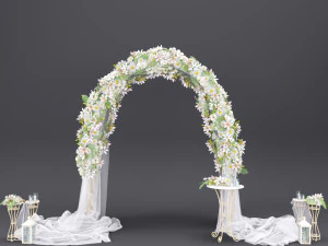 wedding arch 3D Model