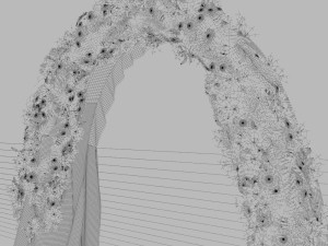 wedding arch 3D Model