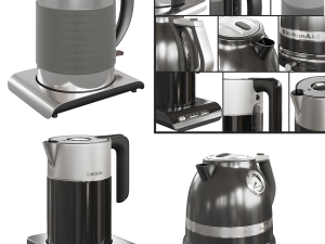 Teapots set 3D Model