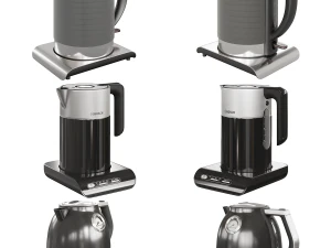 Teapots set 3D Model