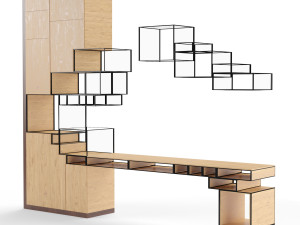 computer desk 3D Модель