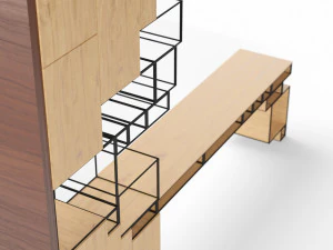 mesa de computador Modelo 3D