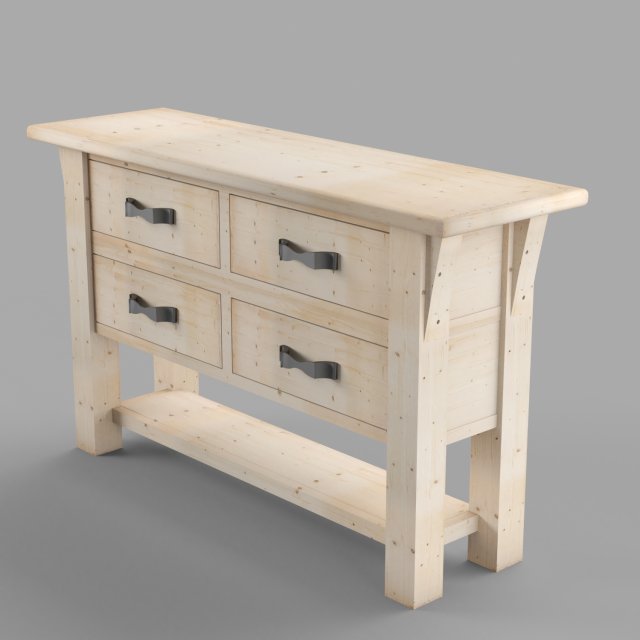 drawer Model 3D .c4d .max .obj .3ds .fbx .stl .blend 