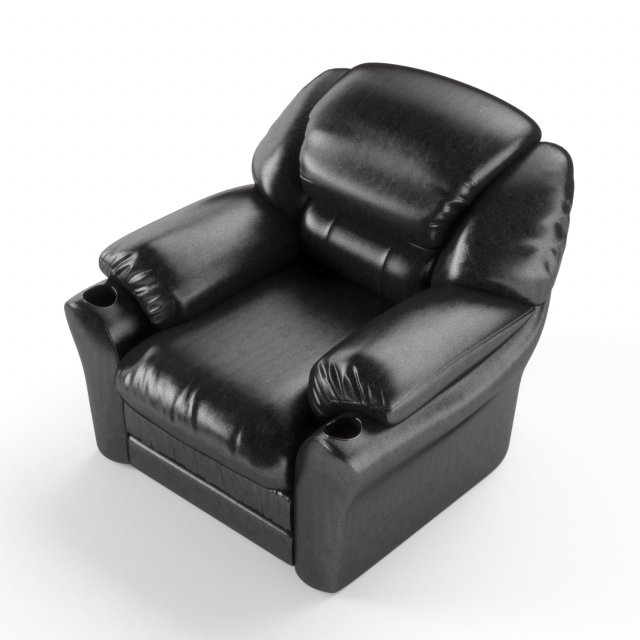 leather sofa Modelo 3D .c4d .max .obj .3ds .fbx .stl .blend 