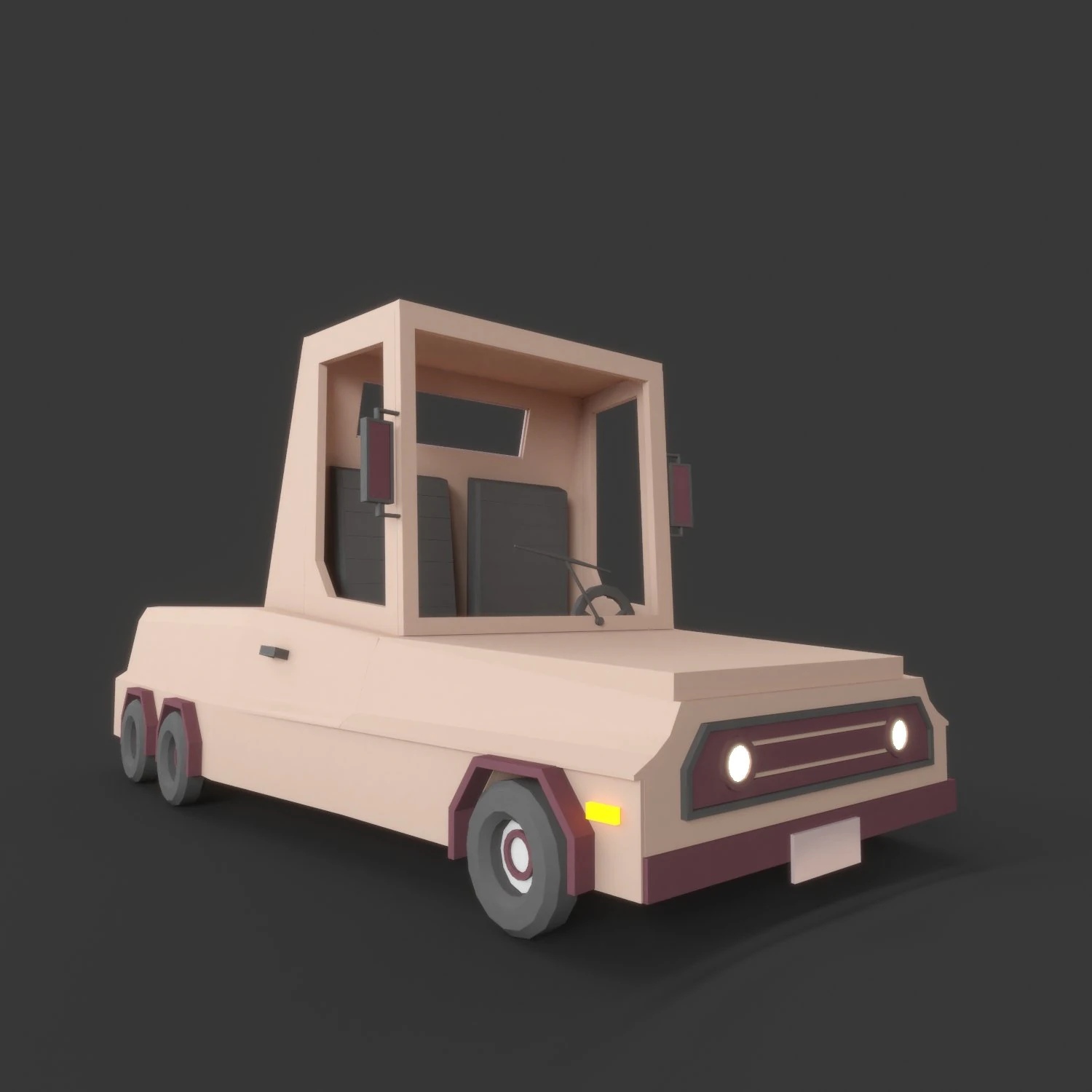 old car 3D Model .c4d .max .obj .3ds .fbx .stl .blend