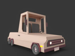 vecchia macchina Modello 3D