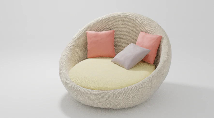 circlechaire 3D Model .c4d .max .obj .3ds .fbx .stl .blend