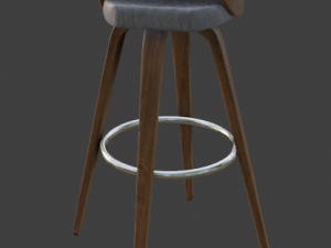 modern chair 3D मॉडल