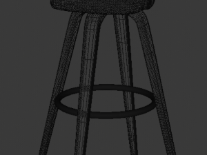modern chair 3D मॉडल