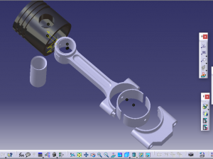piston and bielle assembly 3D Принт Модель