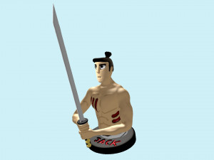 samurai jack for 3d printing 3D printmodel