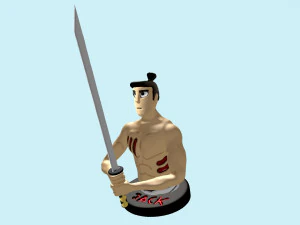 samurai jack for 3d printing 3D Print Model