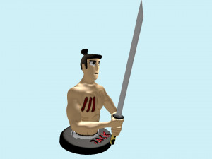samurai jack for 3d printing 3D printmodel