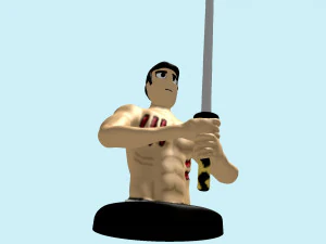 samurai jack for 3d printing 3D Print Model