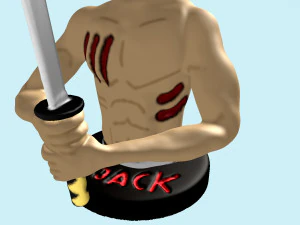 samurai jack for 3d printing 3D Print Model