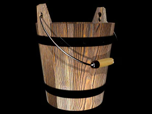 wood bucked 3D Model