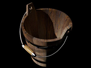 wood bucked 3D Model