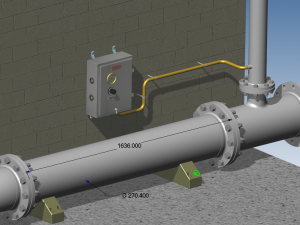 control panel and pipework 3D 模型
