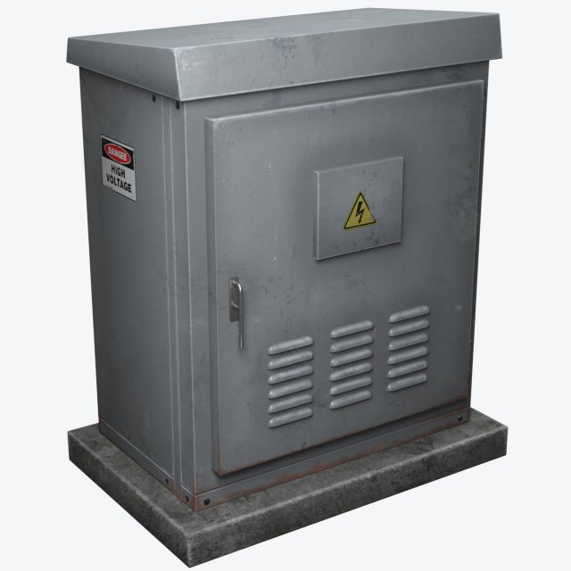electrical box3 Modello 3D .c4d .max .obj .3ds .fbx .stl .blend