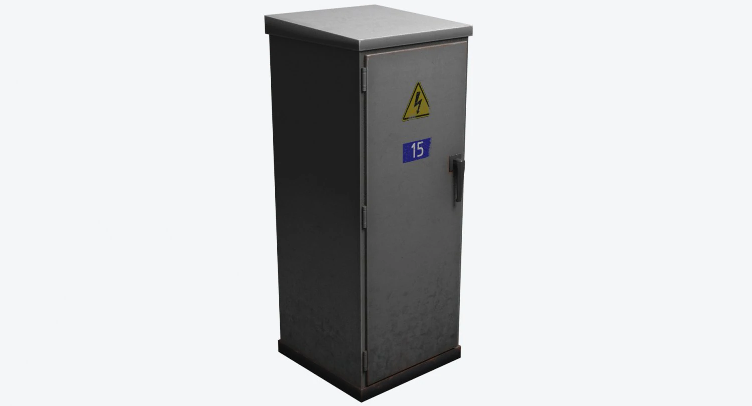 electrical box 3D Model .c4d .max .obj .3ds .fbx .stl .blend 