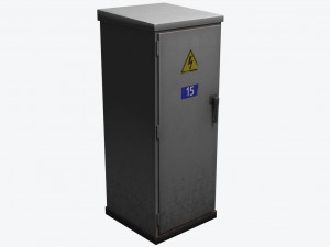 electrical box 3D 모델