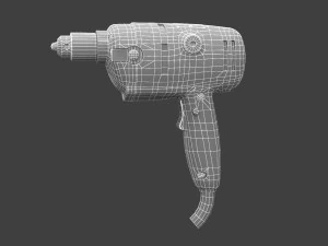 black and decker drill 3D Model