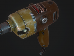 black and decker drill Modelo 3D