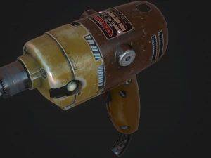 black and decker drill 3D Model