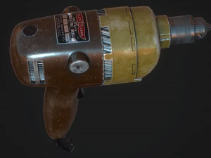 black and decker drill 3D Model