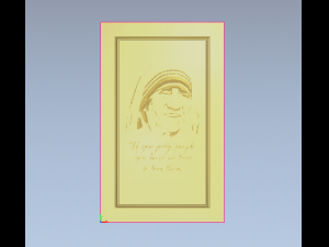 motherteresa door 3D Model