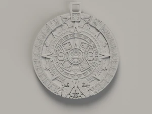 pietra del sole azteco Modello di stampa 3D