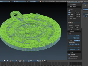 pietra del sole azteco Modello di stampa 3D