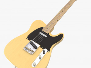 fender guitar 3D Model