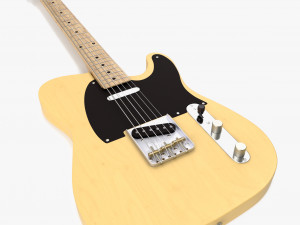 fender guitar 3D Model