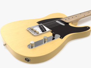 fender guitar 3D Model