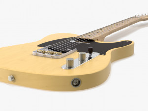 fender guitar 3D Model