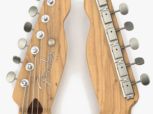 fender guitar 3D Model
