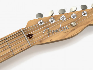 fender guitar 3D Model